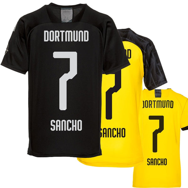 19 20 new Jadon Sancho camiseta jerseys High quality home Away Dortmund England Sancho man tees Borussia Reus Brandt Custom