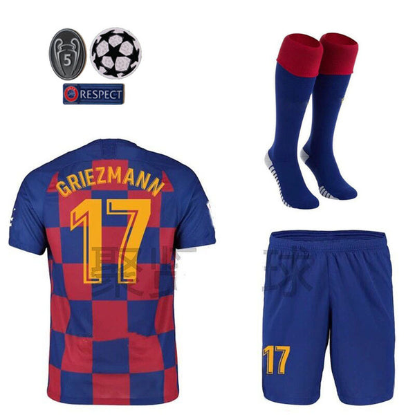 Barcelona shirt messi Jersey football suit men's champions league children's football suit sport suit