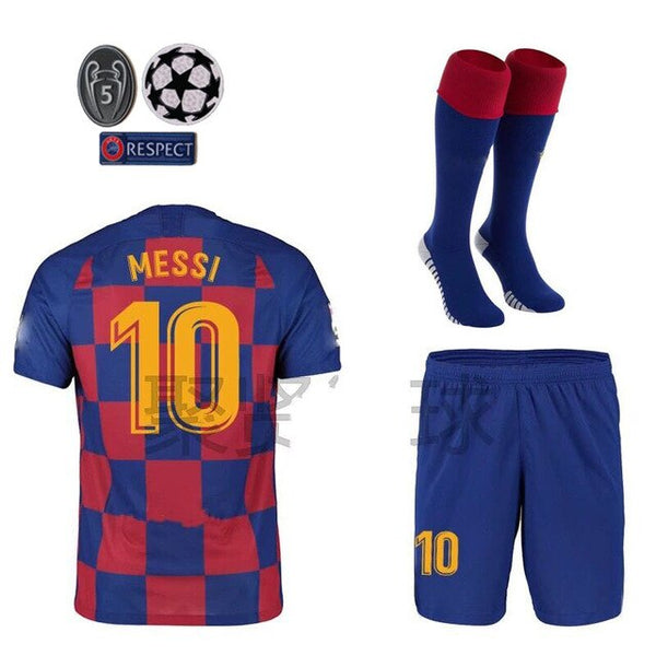 Barcelona shirt messi Jersey football suit men's champions league children's football suit sport suit