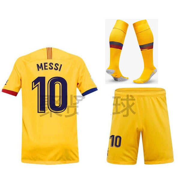 Barcelona shirt messi Jersey football suit men's champions league children's football suit sport suit