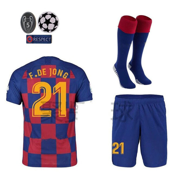 Barcelona shirt messi Jersey football suit men's champions league children's football suit sport suit