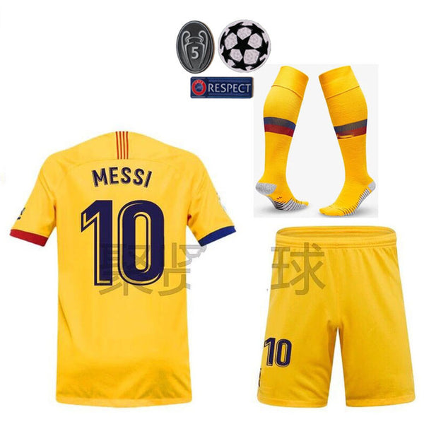 Barcelona shirt messi Jersey football suit men's champions league children's football suit sport suit