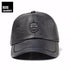 Adjustable PU Leather Baseball Caps for Men Solid Faux Leather Male Cap Snapback Hat Black Brown Hip Hop Boy Spring Street Wear